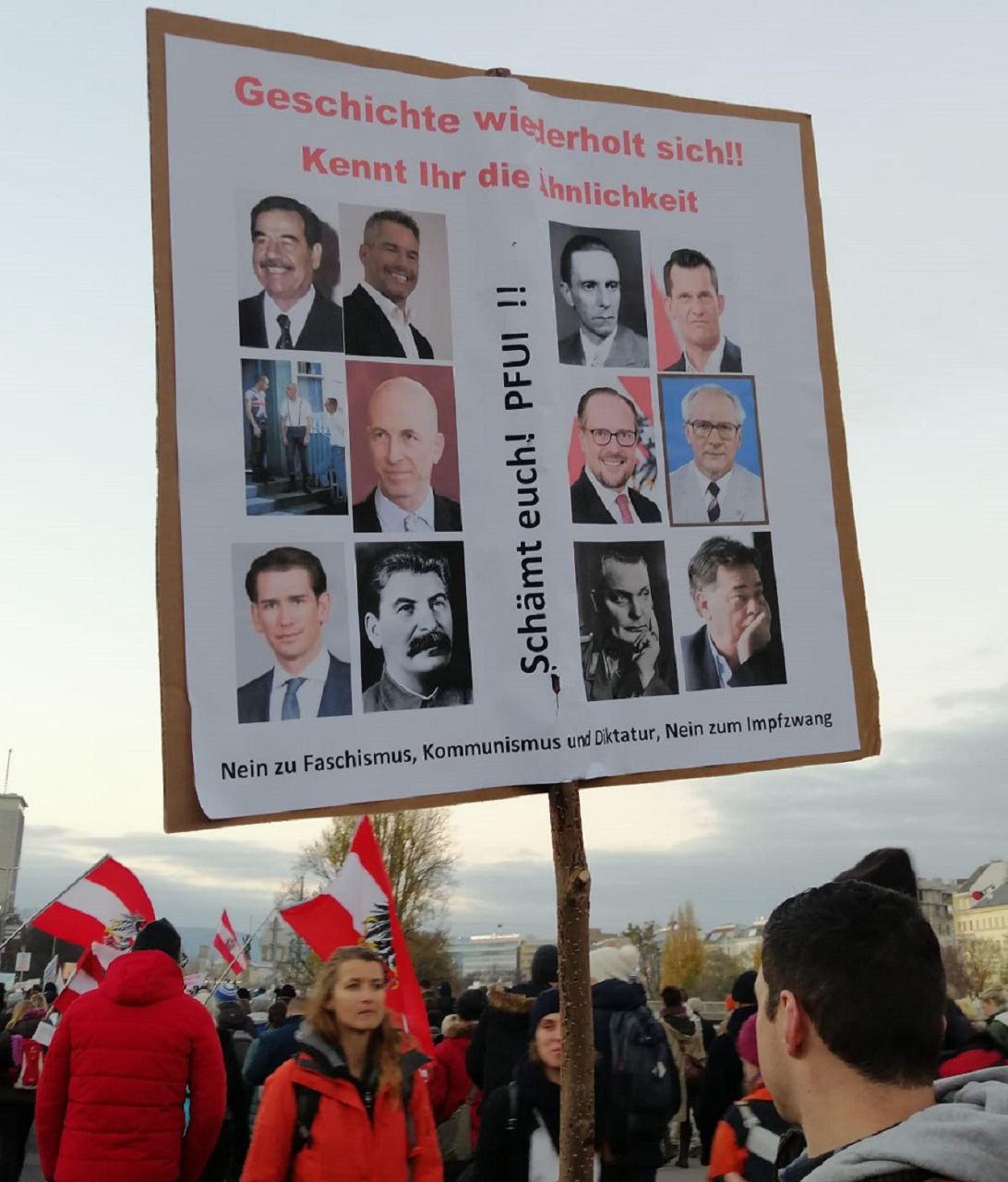 protest vo Viedni