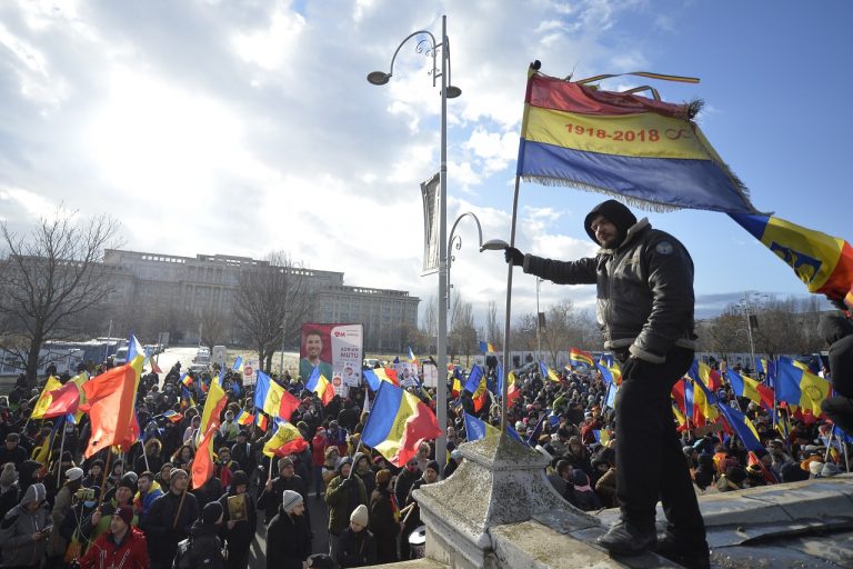 Protest v Bukurešti