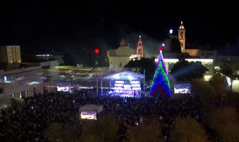 Betlehem vianočný strom