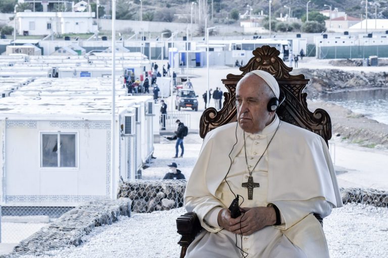 pápež František Lesbos návšteva