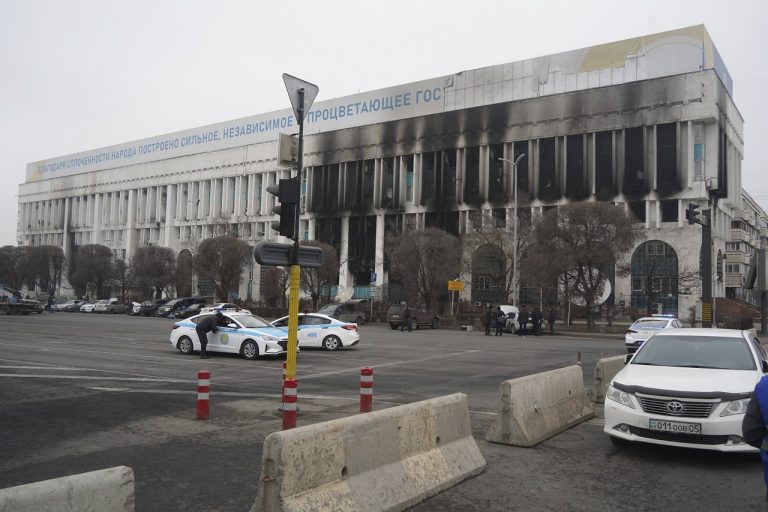 budova tlačové centrum kazachstan