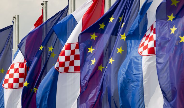 vlajky EÚ Chorvátska