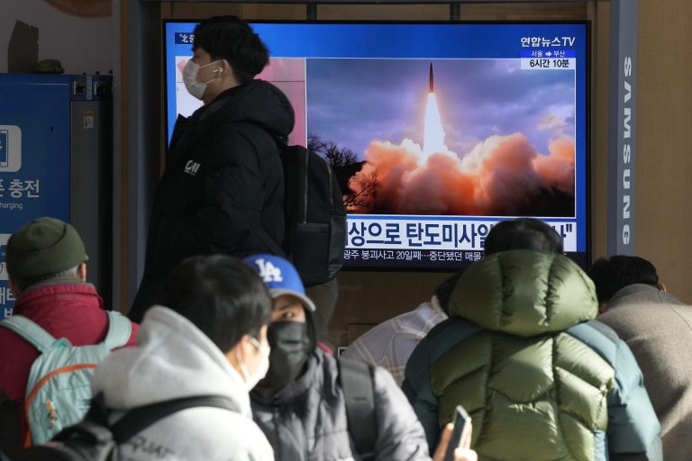severokórejská raketa