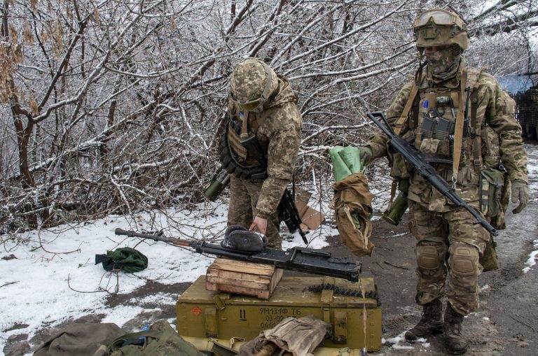 ukrajinskí vojaci Charkov