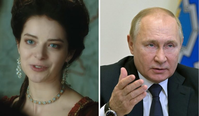 Katarína II. Vladimir Putin