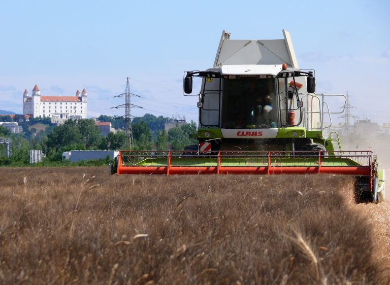 žatva v Bratislave poľnohospodárstvo