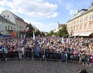 Košice Smer-SD protestné zhromaždenie