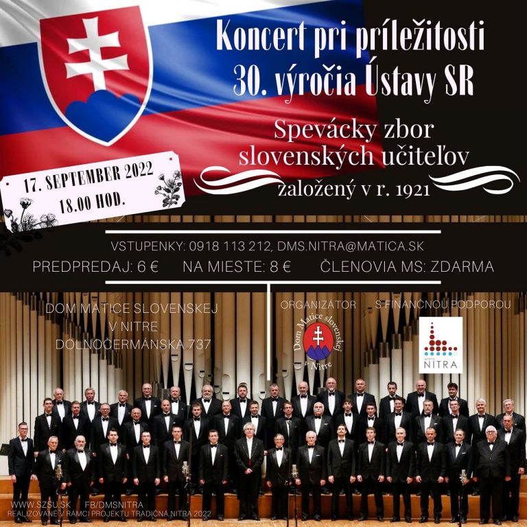 slávnostný koncert pri príležitosti 30. výročia Ústavy Slovenskej republiky
