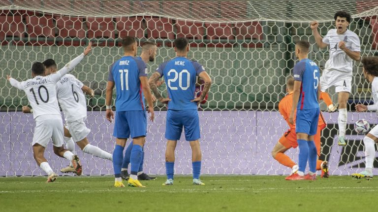 Slovensko - Azerbajdžan futbal