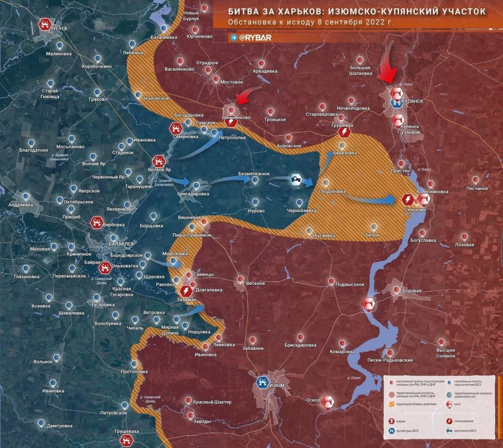 Ukrajinské sily postúpili o 15 až 20 kilometrov ku Kupjansku