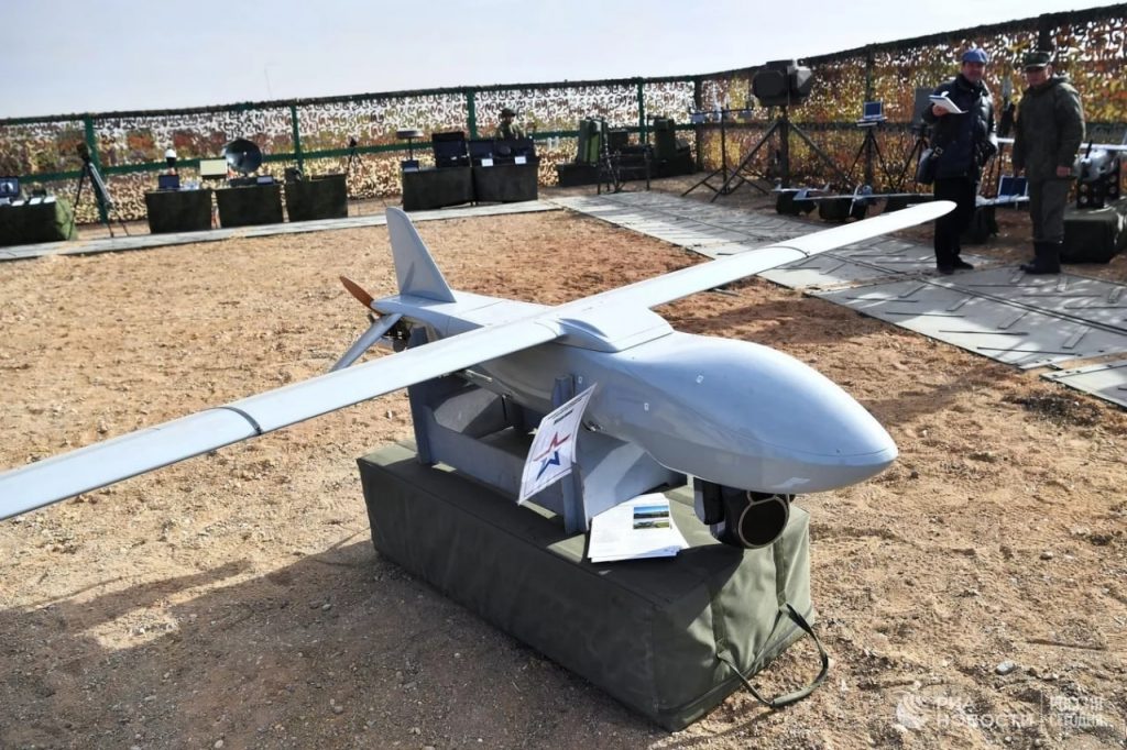 zničenie ruského dronu Merlin