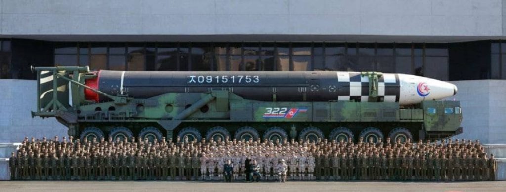 medzikontinentálna balistická raketa (ICBM) Hwasong-17
