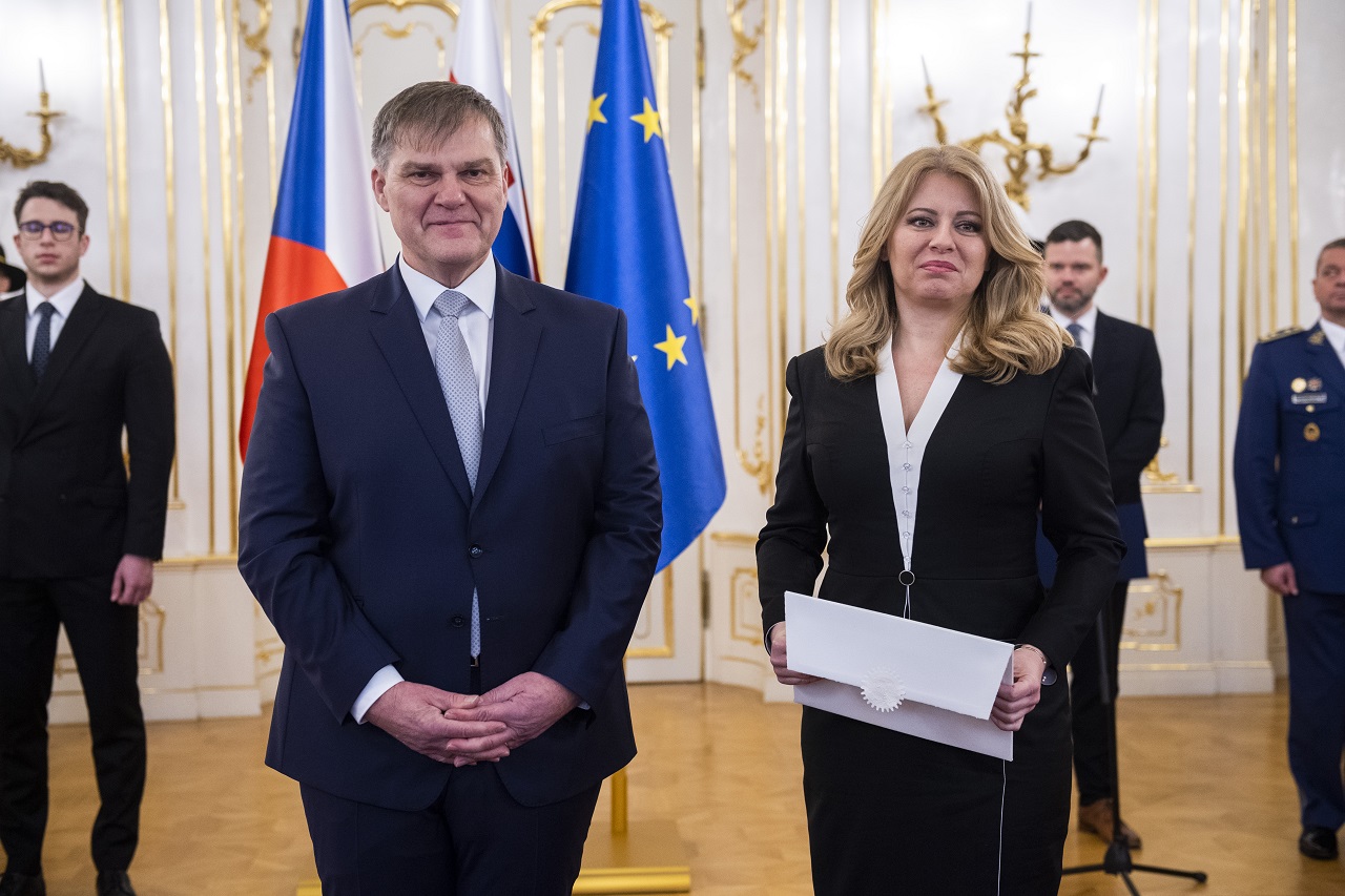 Prezidentka prijala poverovacie listiny od veľvyslanca Českej republiky