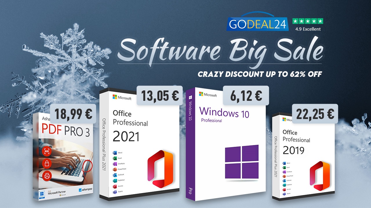 Kde kúpiť lacný Windows 10, MS Office a ďalšie PC nástroje? Výpredaj kancelárskeho softvéru Godeal24 vám ponúka veľké zľavy!