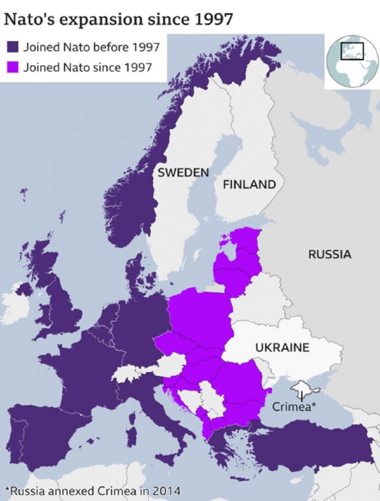 Rozšírenie NATO od roku 1997