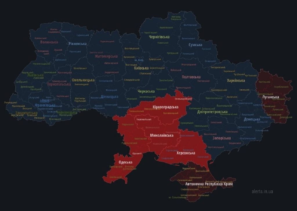 Nálet na juhu Ukrajiny