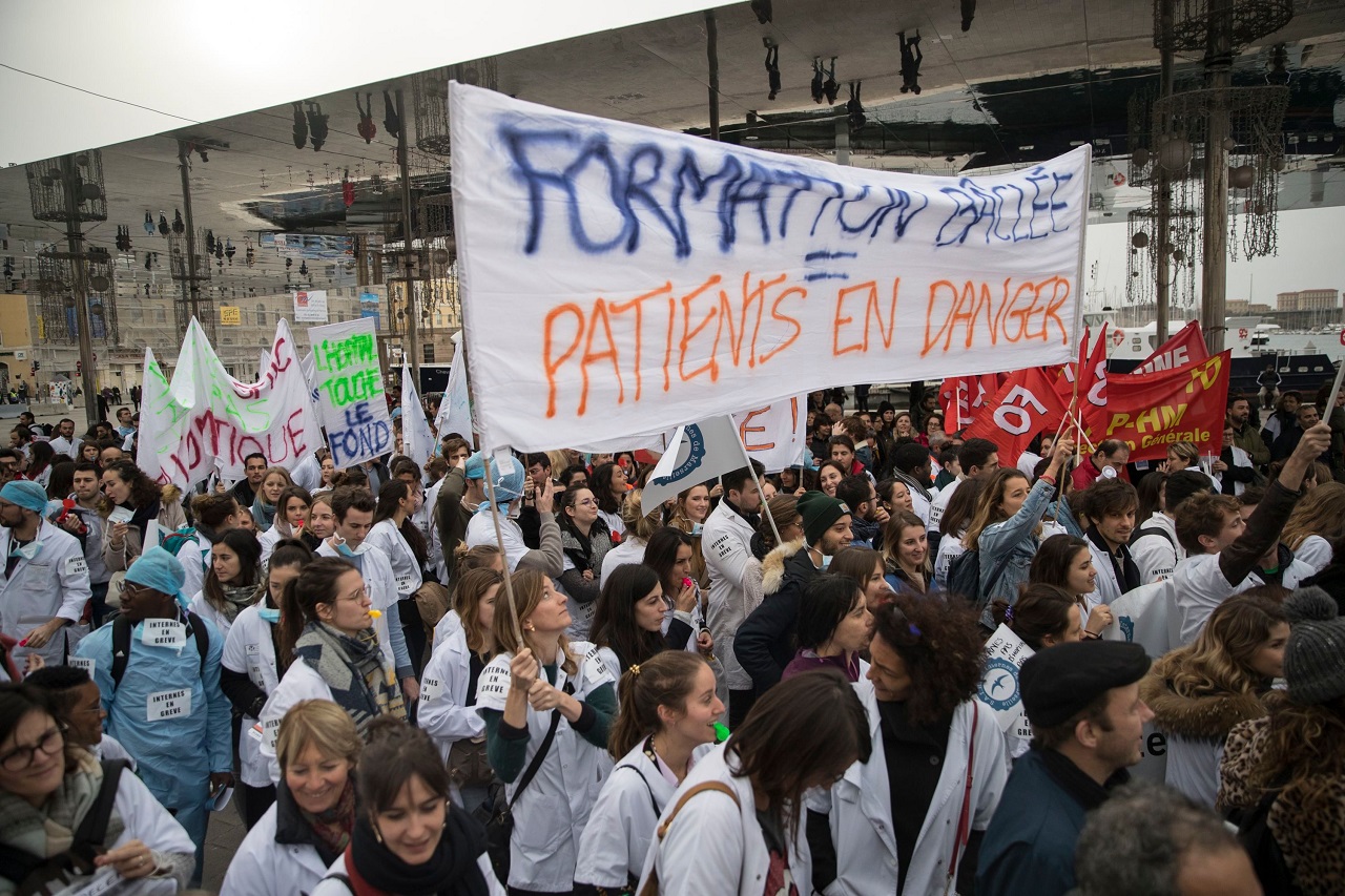 Francúzski lekári štrajkujú