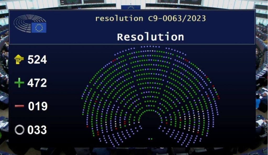 Tribunál europarlament výsledky hlasovania