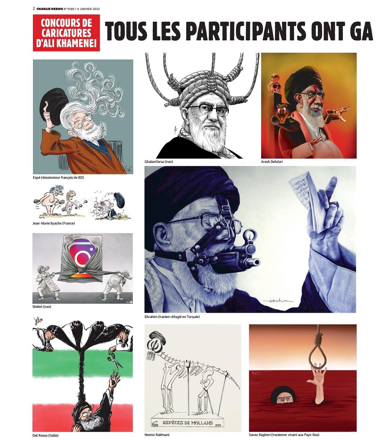 Irán si berie na mušku Francúzsko za “urážlivé” karikatúry v časopise Charlie Hebdo