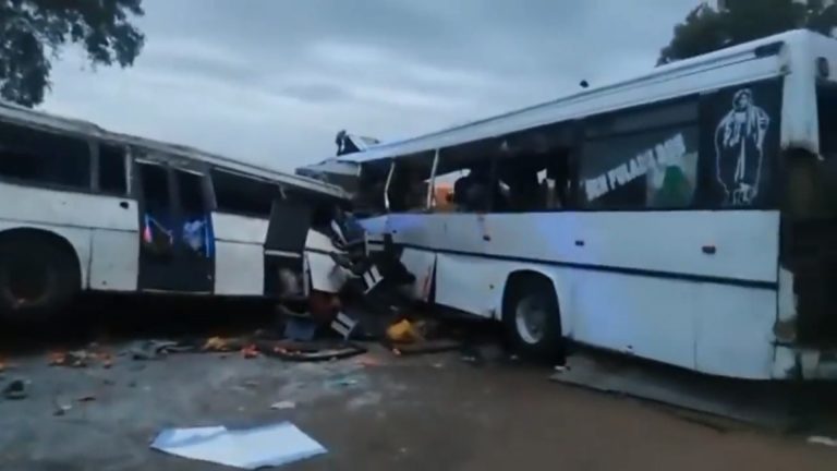 zrážka autobusov Senegal