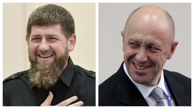 Jevgenij Prigožin a Ramzan Kadyrov