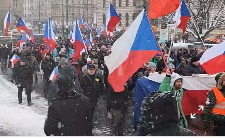 Demonštrácia v Prahe