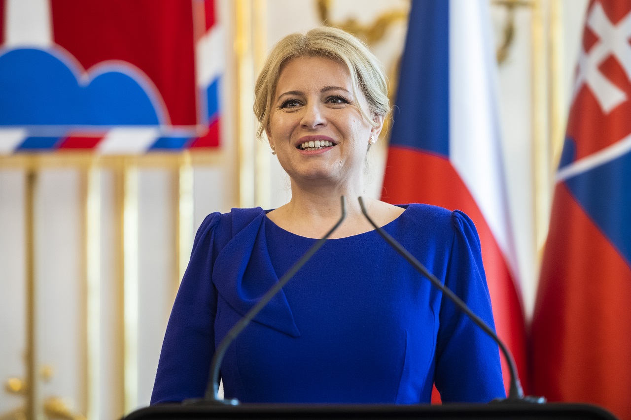 Nový český prezident Petr Pavel na návšteve Slovenska