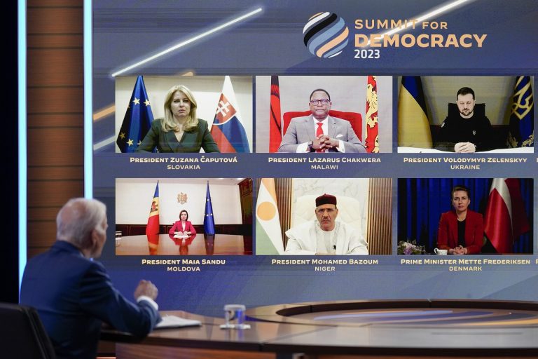 Prezidentka SR Zuzana Čaputová na druhom virtuálnom Summite za demokraciu