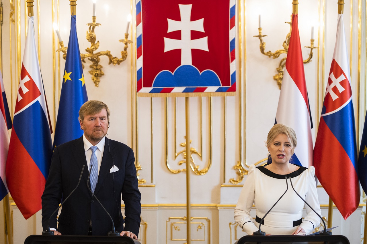 Prezidentka SR a holandský kráľ vyzdvihli priateľské vzťahy medzi krajinami