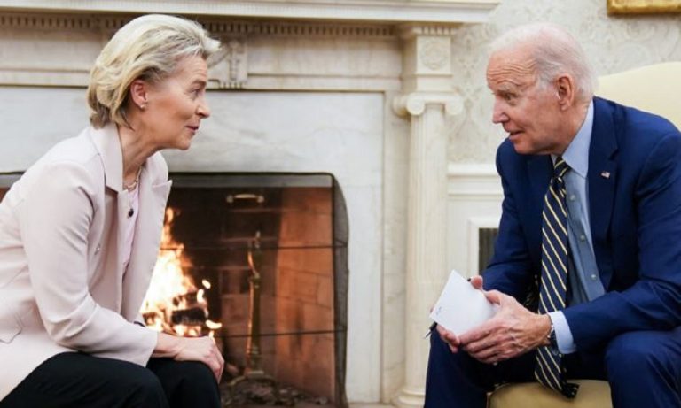 Joe Biden a Ursula von der Leyenová