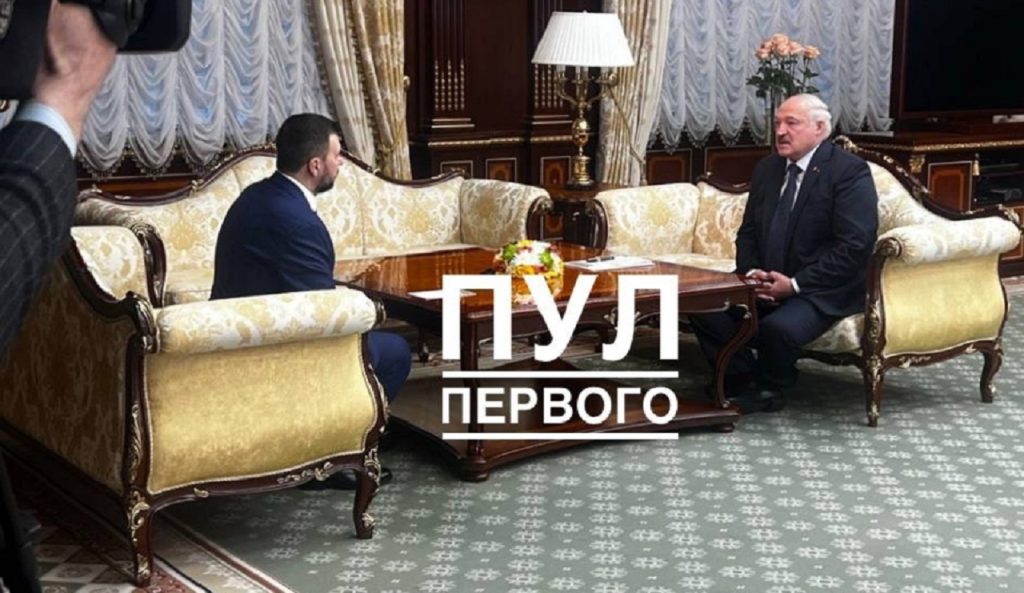  Lukašenko sa v Bielorusku stretáva so šéfom DĽR Pušilinom