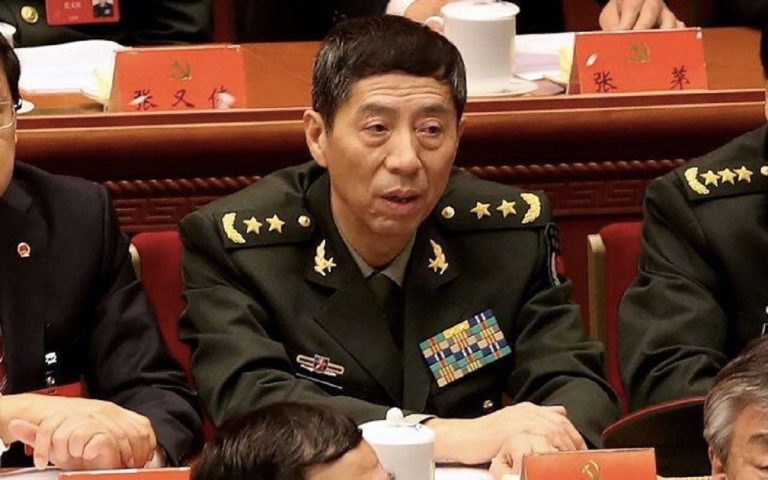 čínsky štátny radca a minister národnej obrany Li Šangfu