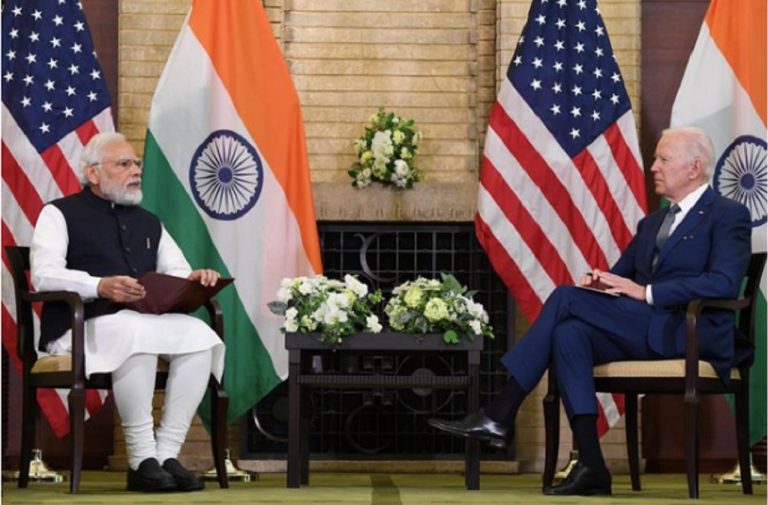 indický premiér Naréndra Módí a americký prezident Joe Biden