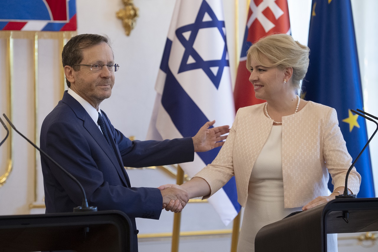 Prezidentka v rozhovore s Herzogom vyjadrila solidaritu s Izraelom
