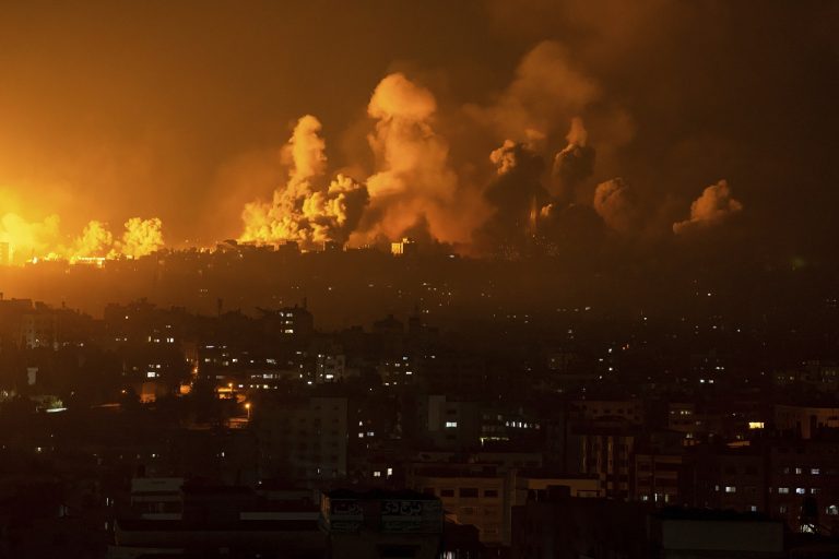 požiar útok Gaza