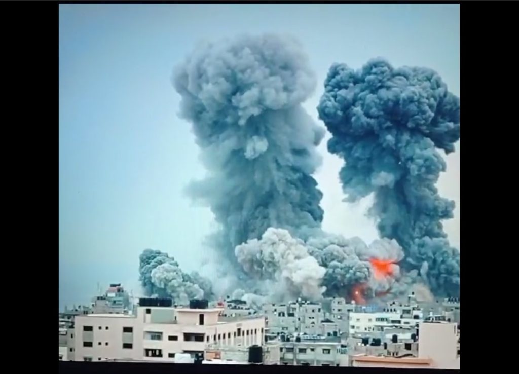 Bombardovanie Gaza
