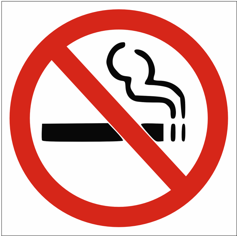 zákaz fajčenia