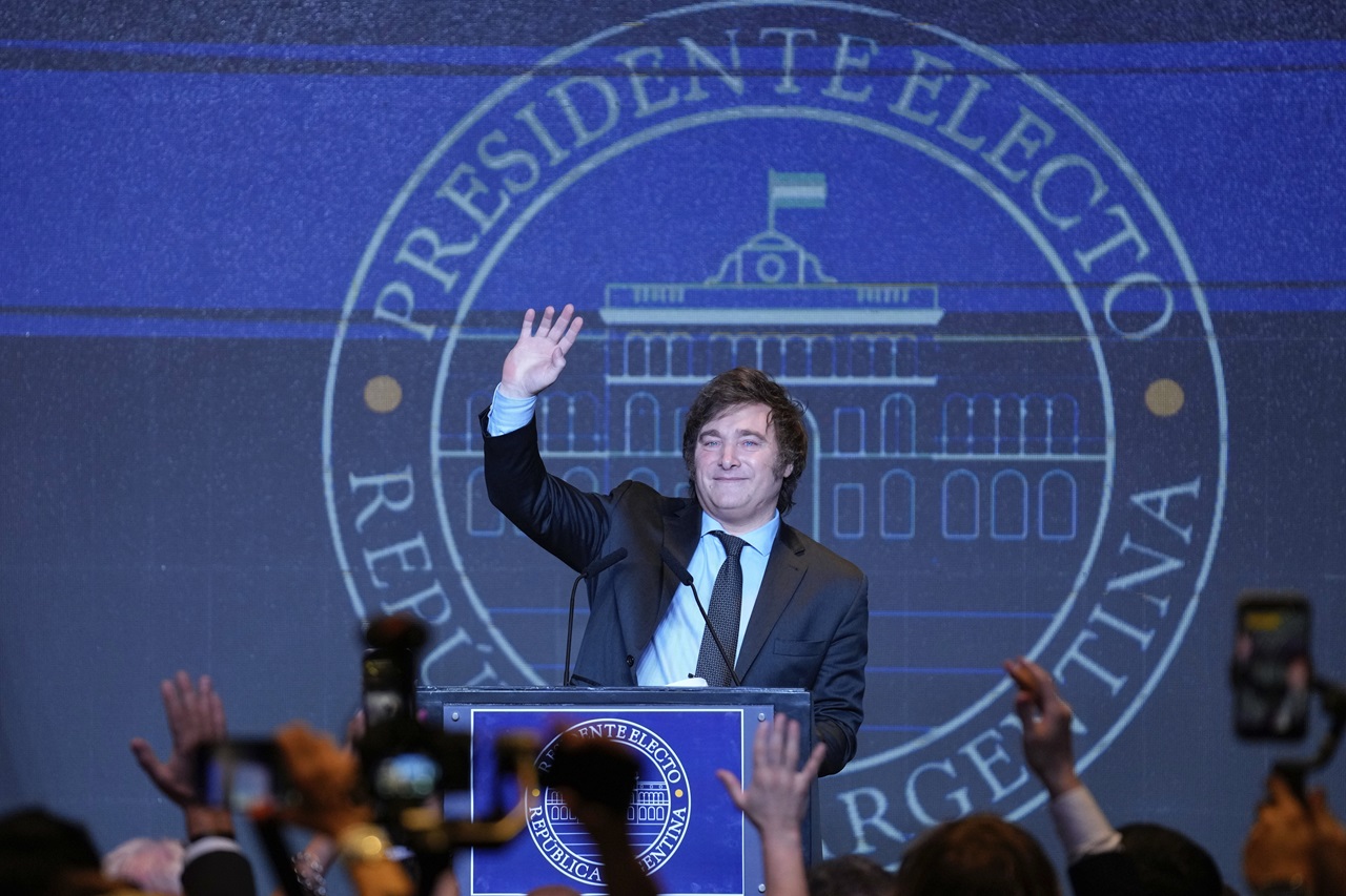 Argentínsky prezident Javier Milei v inauguračnom prejave : „Argentíne hrozí liečba šokom“