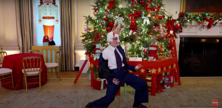 Vianočné video Jill Bidenovej