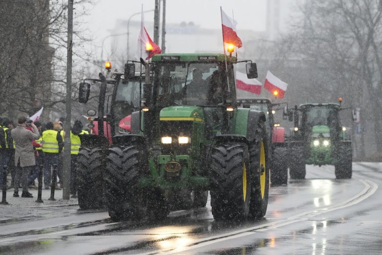 Protest farmárov v Poľsku
