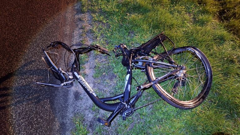 zničený bicykel