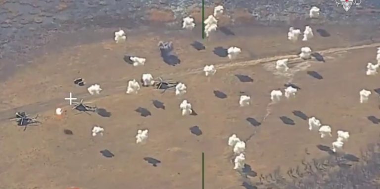 Čo si všminúť vo videu zničenia vrtuľníkov AFU
