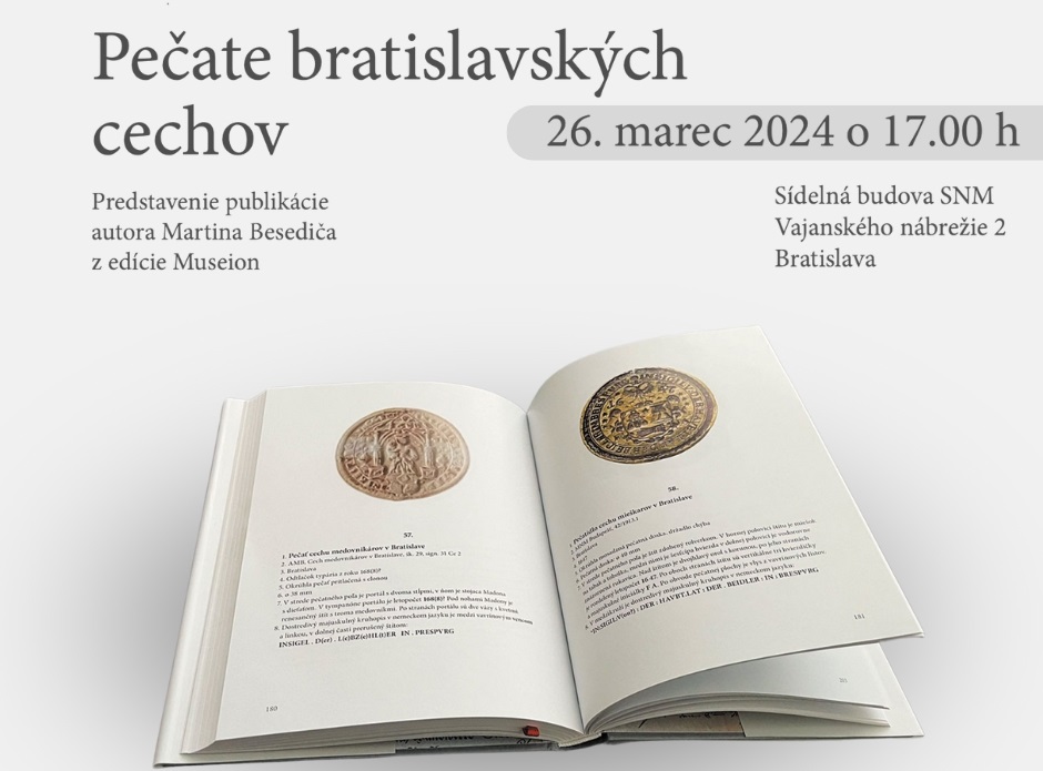 Múzeum predstavilo novú publikáciu Pečate bratislavských cechov