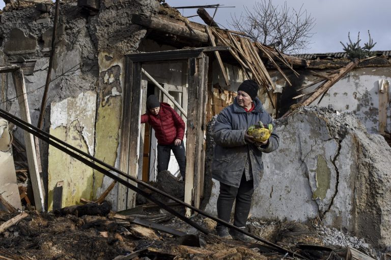 Ruský letecký útok na mesto Záporožie na Ukrajine