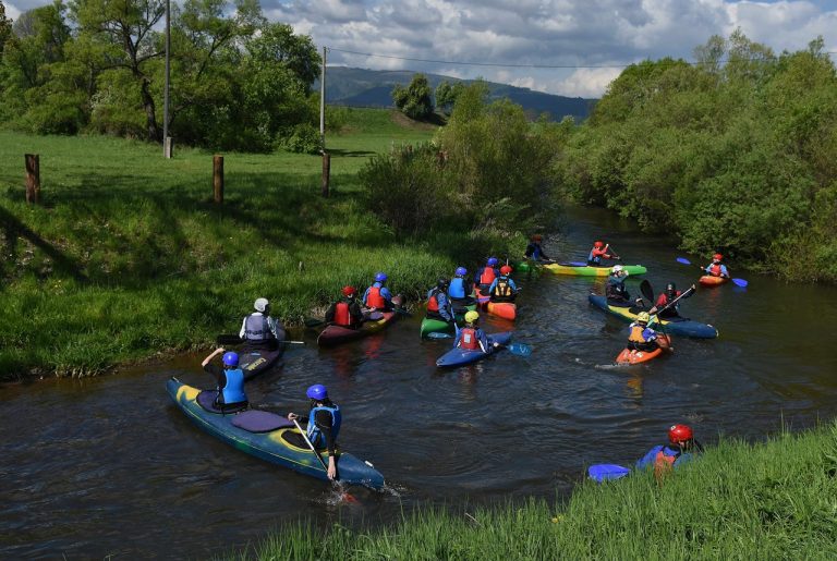 splavovanie rieka Hornád Národný park Slovenský raj