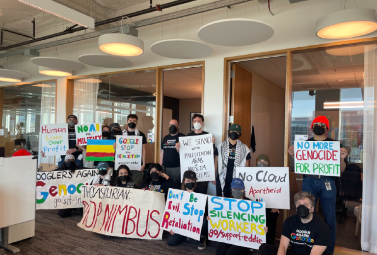 Pracovníci Googleu viedli v sídlach spoločnosti protestné akcie naprieč celou Amerikou
