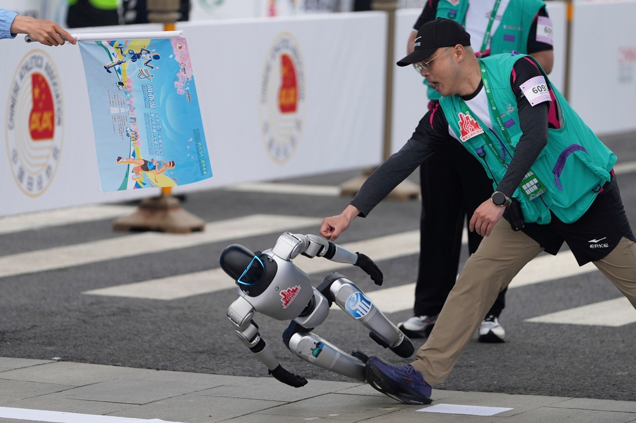 Humanoid Robot Half-Marathon