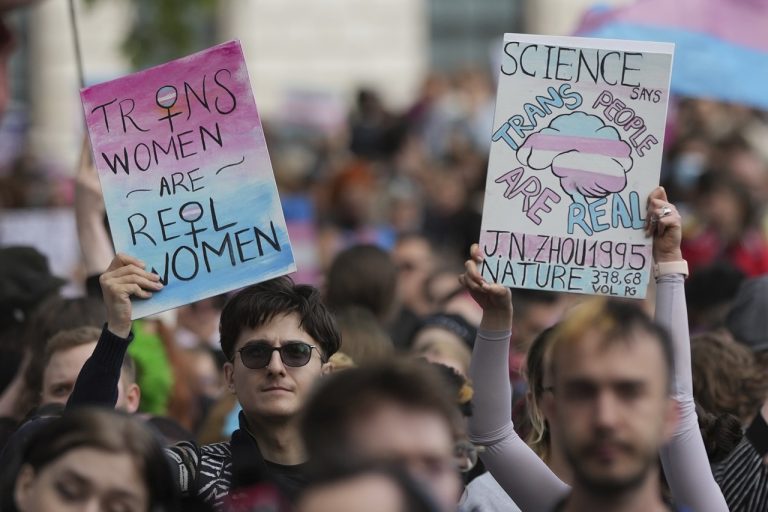 Britain Gender Protest