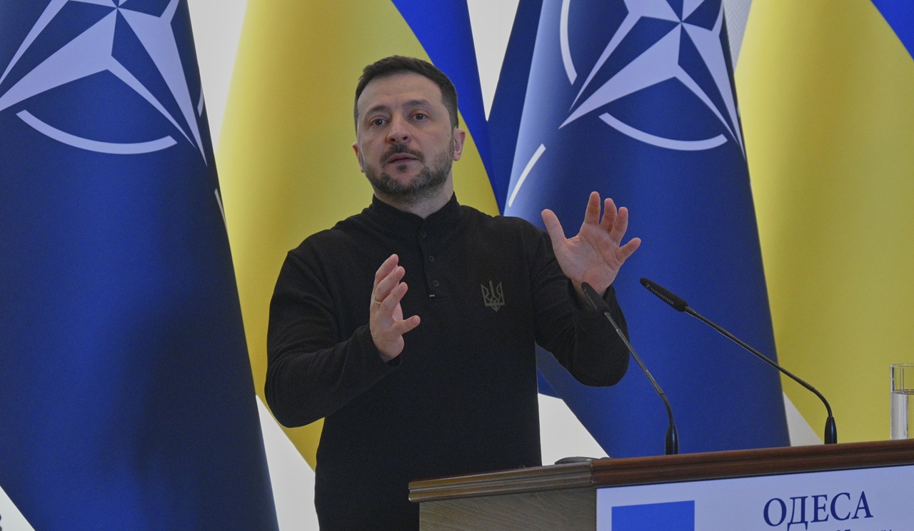 Generálny tajomník NATO Mark Rutte sa stretol v Odese s ukrajinským prezidentom Volodymyrom Zelenským