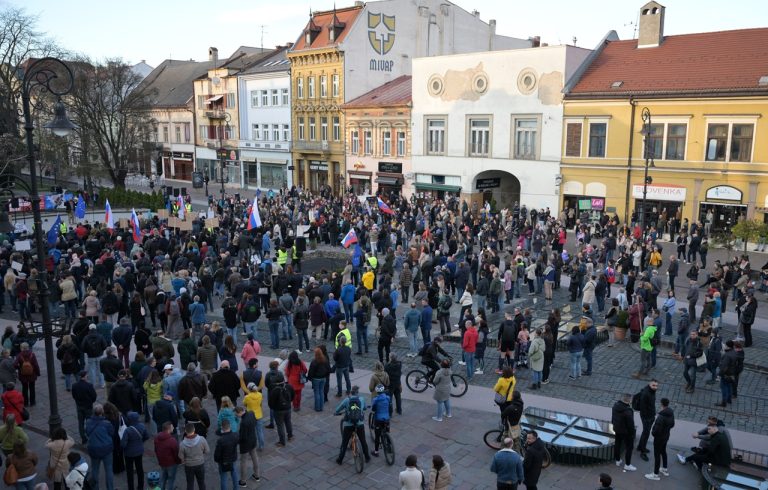 Pochod „Nie ruskému zákonu!“ v Košiciach